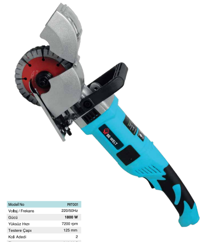 BHD PRT001 1800W KANAL AÇMA MAKİNESİ